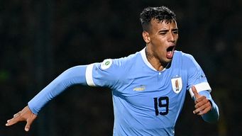 Luciano Rodríguez, Uruguay Sub 20. Foto: AFP.