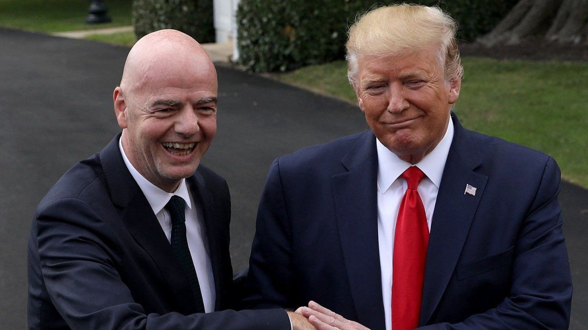 Trump reconoció haber pedido a Infantino que revise la tarjeta roja de Balogun