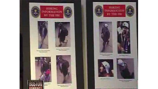 FBI revela imágenes de los sospechosos por atentados en Boston