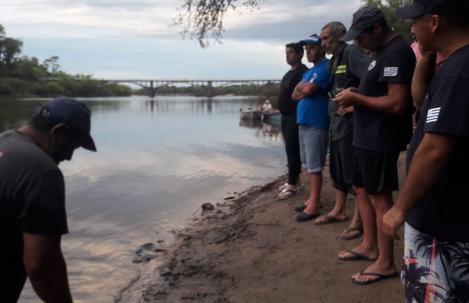hallazgo muerto rio cebollati