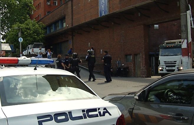 Rapiña en Médica Uruguaya. Foto: Subrayado.