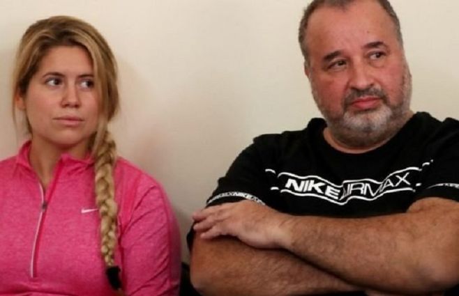 Balcedo y Fiege, una pareja en espera de su extradición a Argentina. La mujer está con prisión domiciliaria