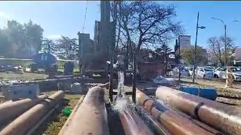 hallaron nuevo pozo de agua en parque batlle y estiman sacar 30.000 litros por hora