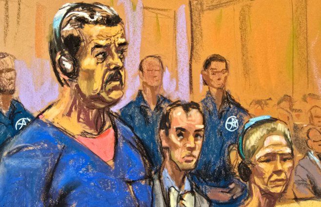 Nicolás Maduro ante el juez. AFP