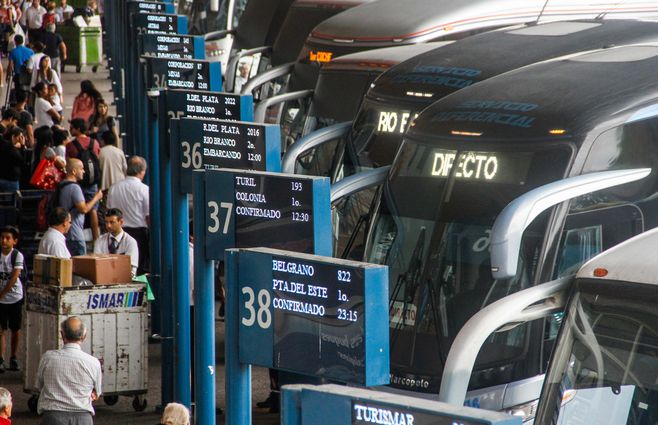 Foto: FocoUy. Transporte interdepartamental.