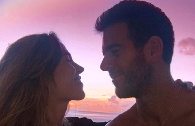 Jimena Barón y Juan Martín Del Potro en tiempos felices. Foto: @delpotrojuan/Instagram.