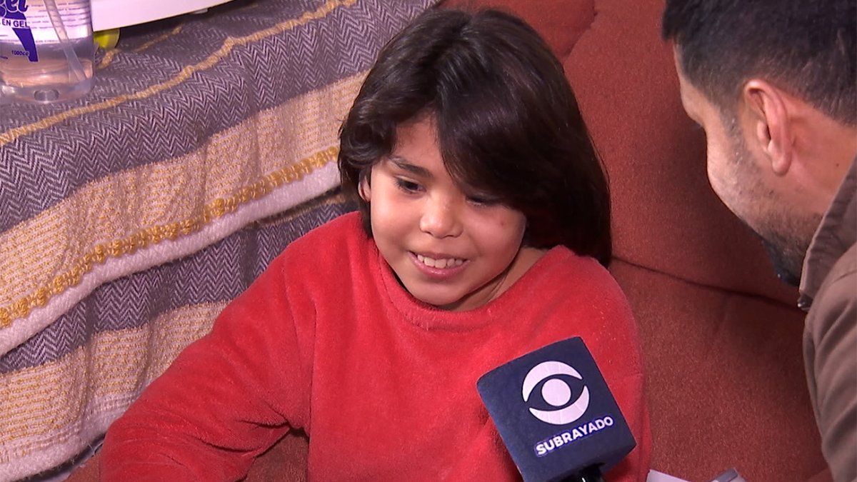 Fue dado de alta Benjamín, el niño de 9 años que estuvo varios días en CTI luego de que una columna le cayera encima