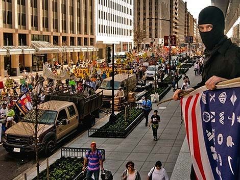 Cientos de manifestantes amenazan con tomar Wall Street