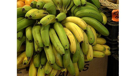 La banana es la fruta más consumida en Uruguay