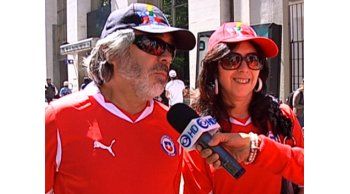 Hinchas chilenos en Montevideo confiados en obtener victoria