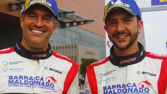 los uruguayos rodrigo zeballos y sebastian gonzalez lograron segundo puesto en rally de espana