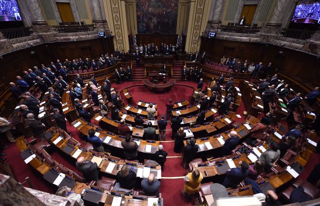 Asamblea General por los 50 años del golpe de Estado. Foto: FocoUy.