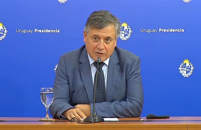 Canciller Omar Paganini en Presidencia.&nbsp;