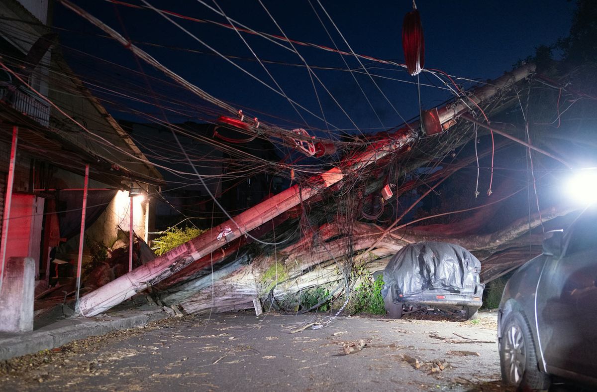 Vientos de más de 100 km/h causaron la muerte de 5 personas en Rio de Janeiro y Sao Paulo