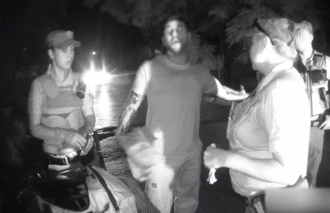 Im&aacute;genes del operativo que la Polic&iacute;a present&oacute; como prueba y que demostraron la versi&oacute;n falsa del funcionario.