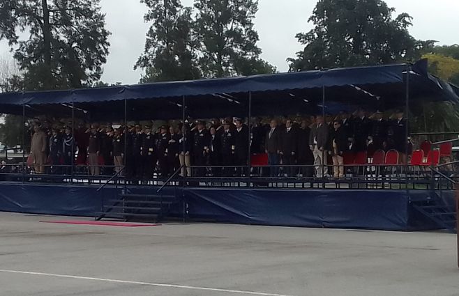 Lacalle Pou en Durazno. Foto: Andrea Madera, corresponsal de Subrayado en Durazno.