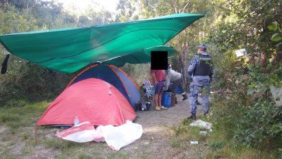 controles de la armada hicieron que turistas se retiraran de once campings
