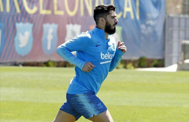 A los 32 años, Suárez se recupera satisfactoriamente de la lesión de meniscos. Hizo musculación en Barcelona para acelerar los tiempos.&nbsp;