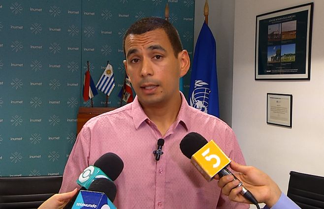 Director de Meteorología y Clima, Néstor Santayana.&nbsp;