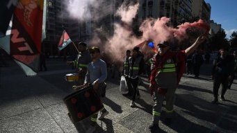 Foto: FocoUy. Movilización de la Coordinadora de Sindicatos de Ancap.