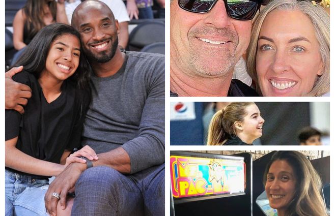 Entrenador de beisbol John Altobelli, su esposa Keri y su hija Alyssa (centro) murieron en el accidente. También murió Christina Mauser, entrenadora de básquet femenino de la escuela a la que concurría Gianna Bryant.