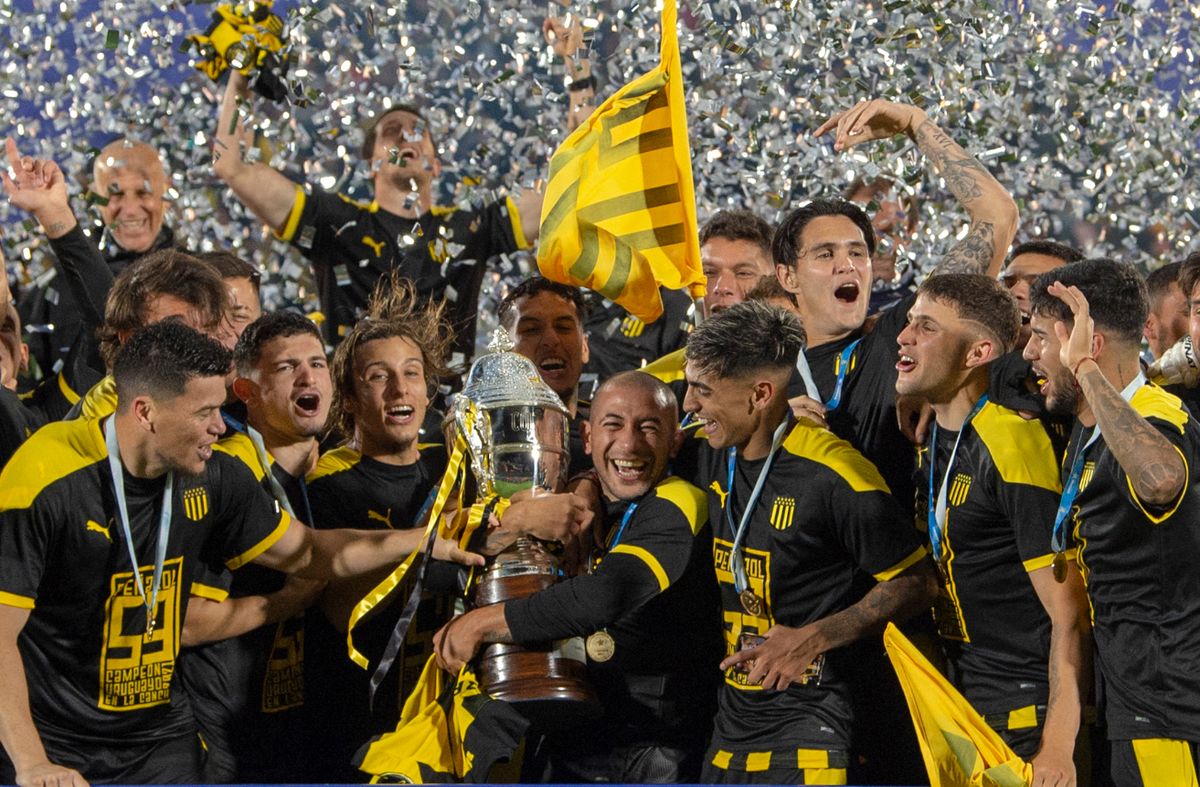 Peñarol obtuvo el Campeonato Uruguayo 2021. Foto: AFP.