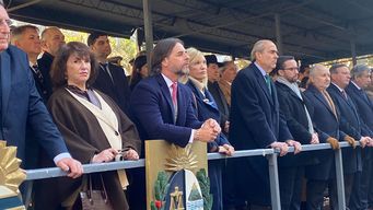 Lacalle Pou en el acto por la Jura de la Constitución, 18 de julio de 2024.