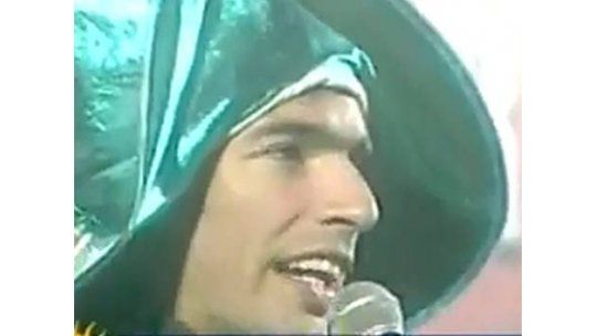 El show de Sebastián Abreu en el Estadio Centenario