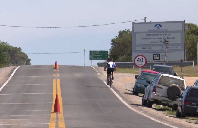 Foto: Subrayado. Ruta 104, El Chorro, Maldonado.