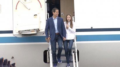 guaido estuvo solo una hora en transito en punta del este, segun el ministerio del interior