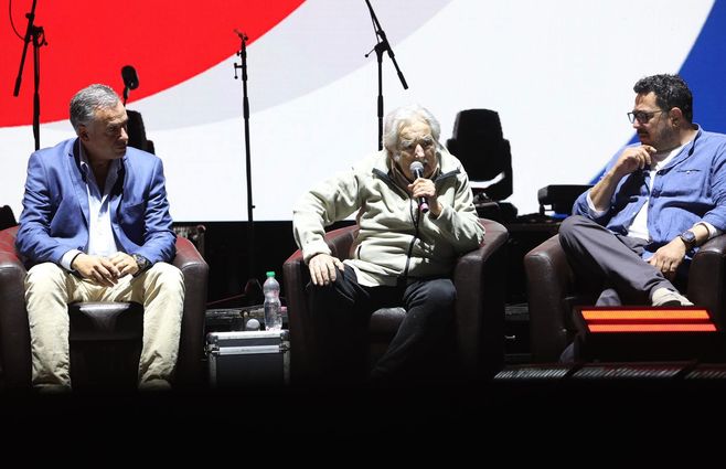 Mujica en el acto de cierre del MPP. Foto: FocoUy 