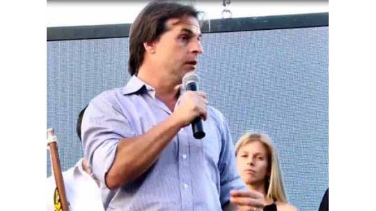 Lacalle Pou en el interior