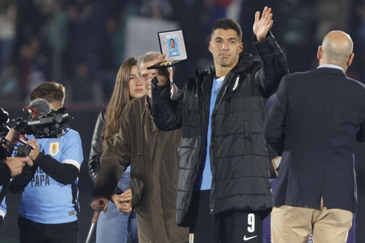 Último partido de Luis Suárez con la Celeste. Foto: Foco UY