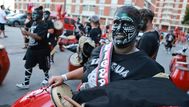 En fotos, los preparativos para el segundo día del Desfile de Llamadas en Montevideo
