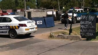 Foto: Subrayado. Escena del homicidio en barrio Lavalleja.