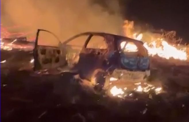 auto-quemado-incendio-tacuarembó-rapiña-pareja