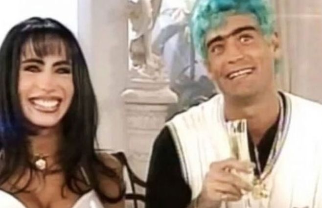Maritxa y El Potro almorzando con Mirtha Legrand de Tinayre en 1999