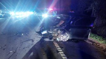 Foto cedida a Subrayado. Accidente en Rocha dejó tres lesionados, fuera de peligro. &nbsp;