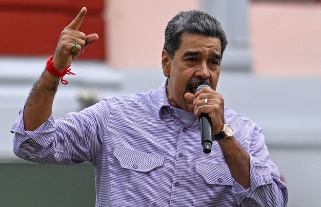 Nicolás Maduro, durante un acto en los primeros días de enero de 2025. Foto: AFP