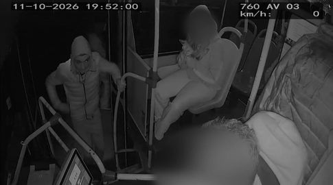 En cinco segundos, un delincuente robó $3.500 al conductor de un ómnibus tras amenazas