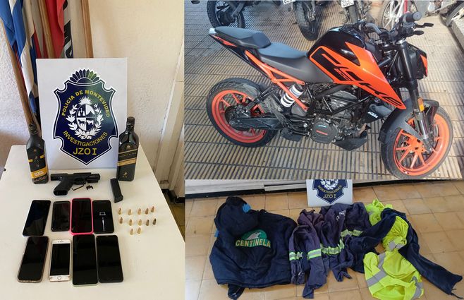 Fotos cedidas a Subrayado. Parte de lo incautado a los detenidos.