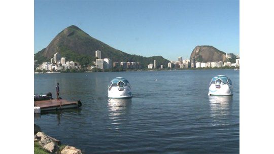 Un paseo dentro de una pelota, la gran atracción del Mundial