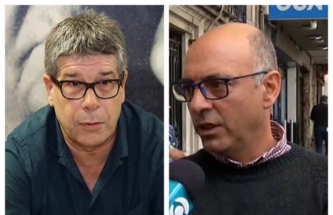 Fernando Gambera y Marcelo Abdala, dos nombres que aparecen como posibles sustitutos del presidente Fernando Pereira&nbsp;