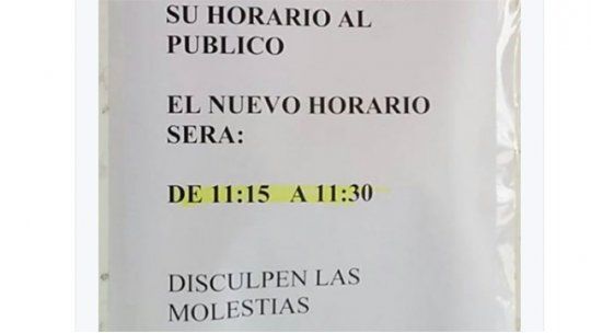 horario