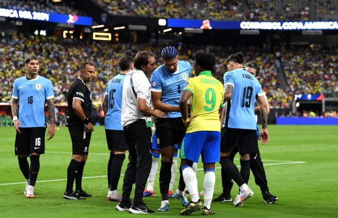 Foto: AFP. Ronald Araújo, Uruguay.