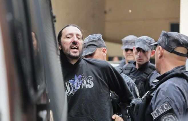 Foto: Ignacio Royano / UNAR Agency / FocoUy. Pablo Laurta, uruguayo acusado de doble femicidio, homicidio y secuestro en Argentina.