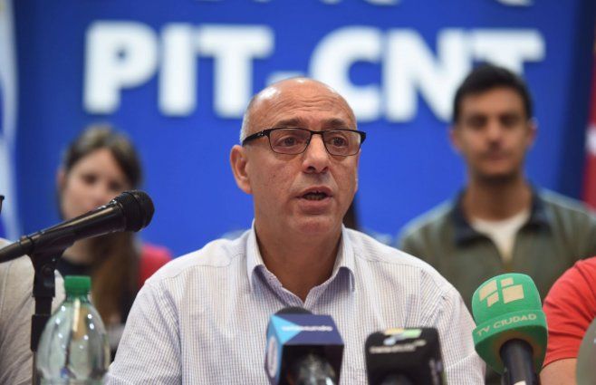 Foto: FocoUy. Marcelo Abdala, presidente del PIT-CNT.