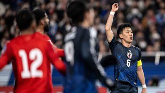 Japón ganó y ya clasificó al Mundial 2026. Foto: AFP