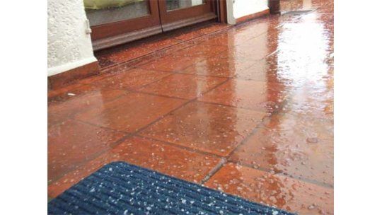 Lluvia y granizo en Buenos Aires y San José