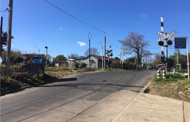 Lugar del tiroteo, Hansen y Máximo Santos, a pocos metros de Eugenio Garzón. Foto: Verónica Chevalier, periodista de Subrayado.